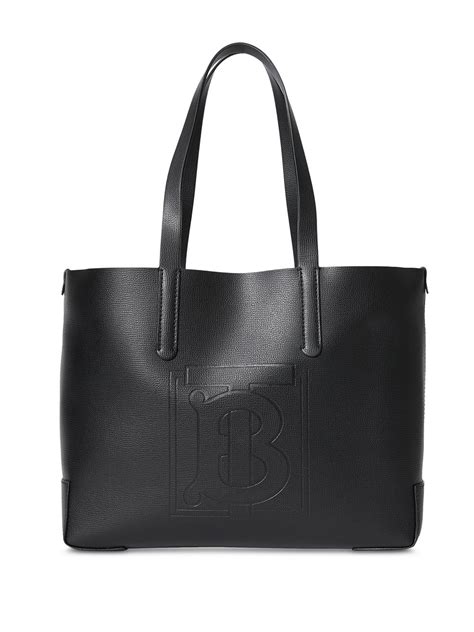 burberry embossed monogram motif leather tote|Men’s Tote Bags .